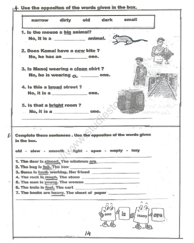 CBSE Class 2 English Practice Worksheets (45) - What People Do 10