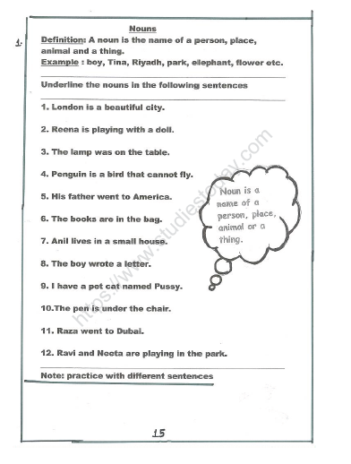 CBSE Class 2 English Practice Worksheets (45) - What People Do 11