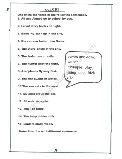 CBSE Class 2 English Practice Worksheets (45) - What People Do 13