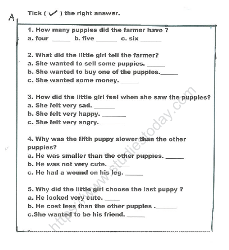 CBSE Class 2 English Practice Worksheets (45) - What People Do 7