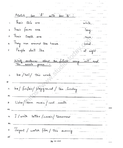 CBSE Class 2 English Practice Worksheets (46) - Rip Van Winkle_0 20