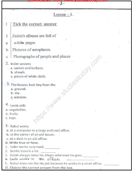 CBSE Class 2 English Practice Worksheets (82) - Dictation Words 3