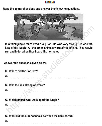 CBSE Class 2 English Storm in the Garden Worksheet