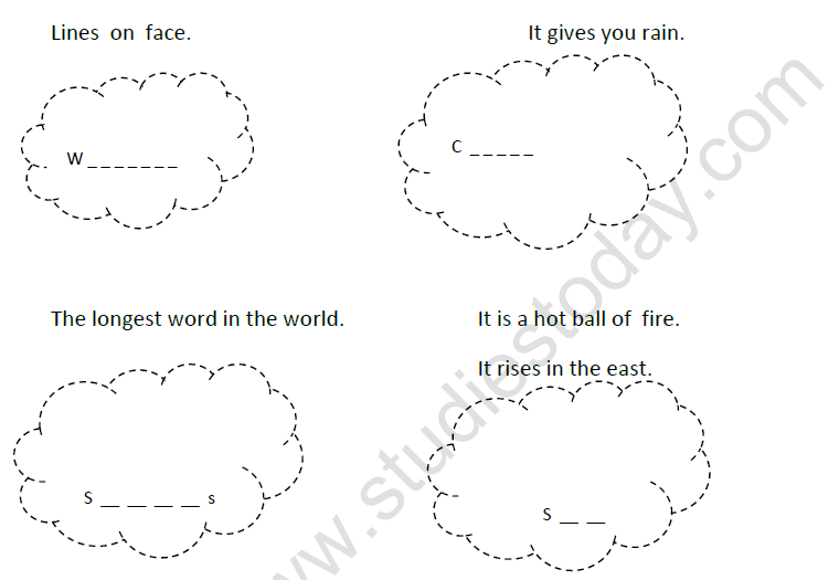 CBSE Class 2 English Wind and the Sun Worksheet