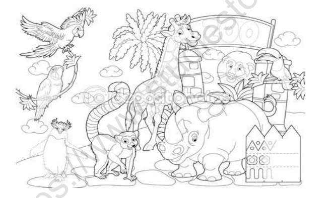 CBSE Class 2 English Zoo Manners Worksheet Set A