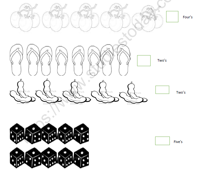 CBSE Class 2 Maths Counting in Groups Worksheet