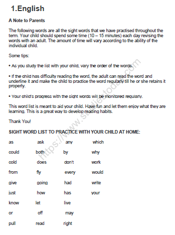 CBSE Class 2 Revsion Worksheets (8) 1