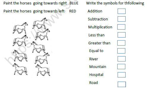 CBSE Class 3 EVS Left and Right Worksheet