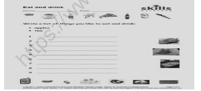 CBSE Class 3 EVS The Story of Food Worksheet