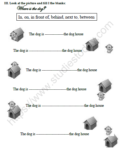 CBSE Class 3 English A Little Fish Story Worksheet