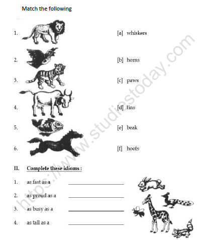 CBSE Class 3 English How Creatures Move Worksheet