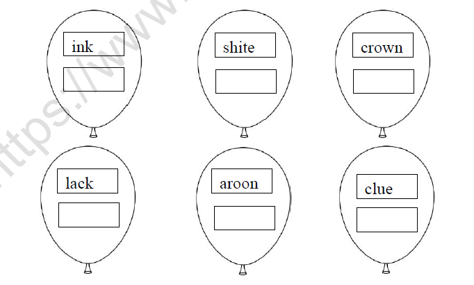 CBSE Class 3 English The Balloon Man Worksheet