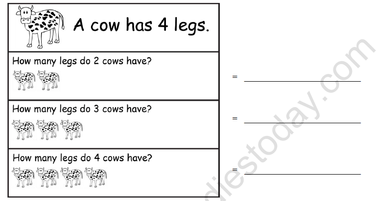 CBSE Class 3 Maths How Many Times Worksheet