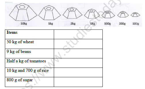 CBSE Class 3 Maths Who is Heavier Worksheet