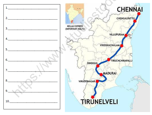 CBSE Class 4 EVS Omanas Journey Worksheet