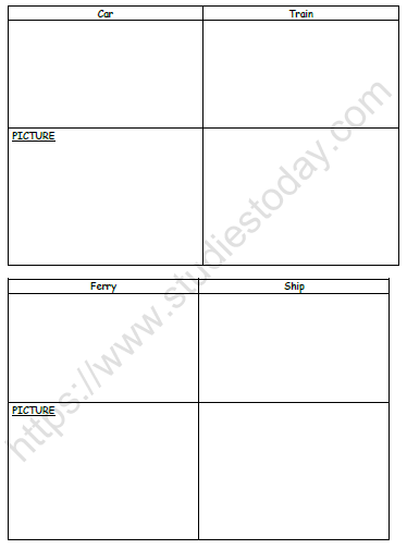 CBSE Class 4 EVS Reaching Grandmothers House Worksheet