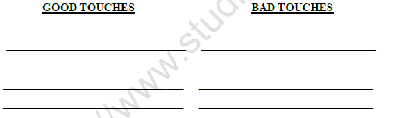 CBSE Class 4 EVS The World in my Home Worksheet 