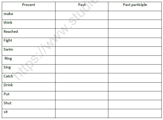 CBSE Class 5 English Class Discussion Worksheet 