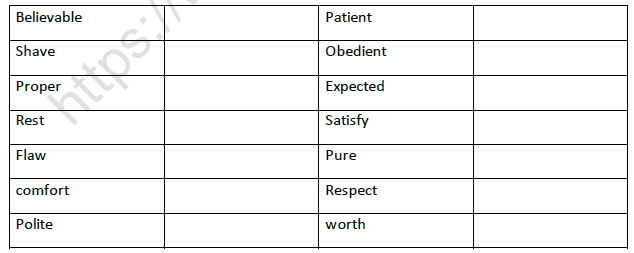 CBSE Class 5 English The Talkative Barber Worksheet