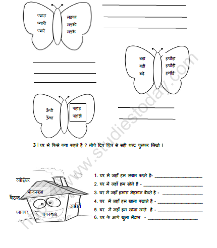 CBSE Class 5 Hindi स्वामी की दादी Worksheet 