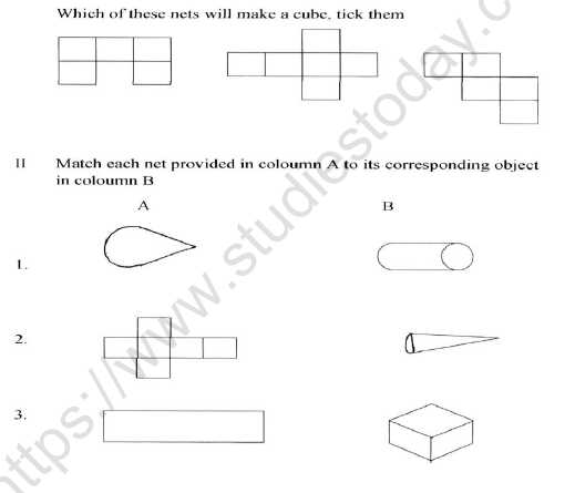 CBSE Class 5 Maths Boxes and Sketches Worksheet