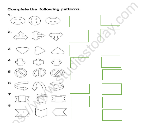 CBSE Class 5 Maths Can You See the Patterns Worksheet 