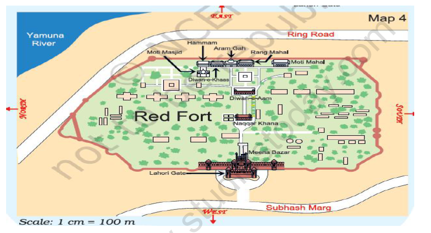 CBSE Class 5 Maths Mapping Your Way Worksheet