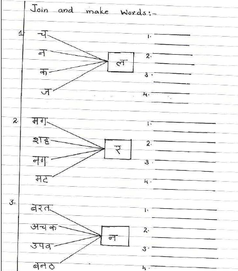 CBSE Class 1 Hindi Sample Paper Set E