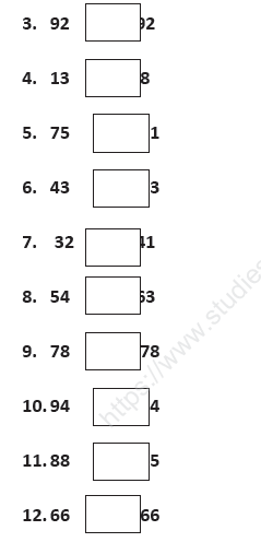 CBSE Class 1 Mathematics Sample Paper Set C