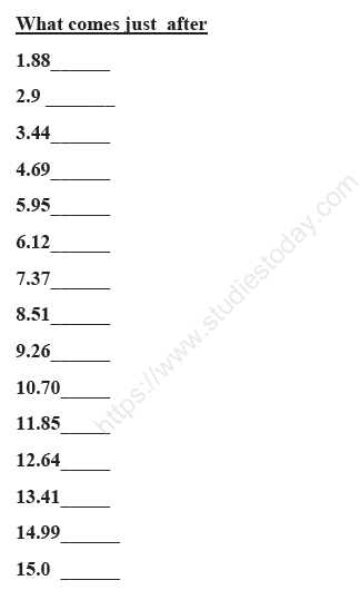 CBSE Class 1 Mathematics Sample Paper Set F