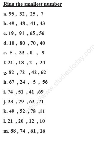 CBSE Class 1 Mathematics Sample Paper Set F