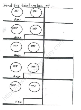 CBSE Class 1 Mathematics Sample Paper Set J