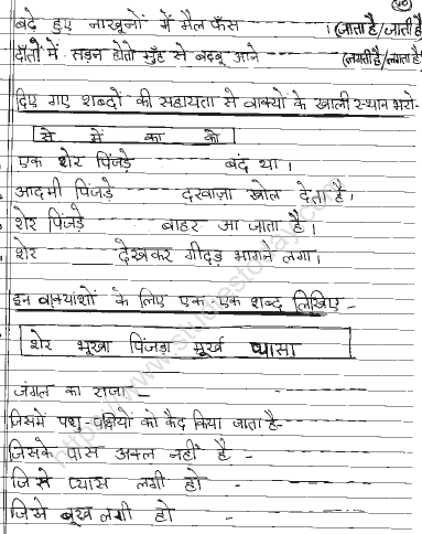 CBSE Class 2 Hindi Sample Paper Set O
