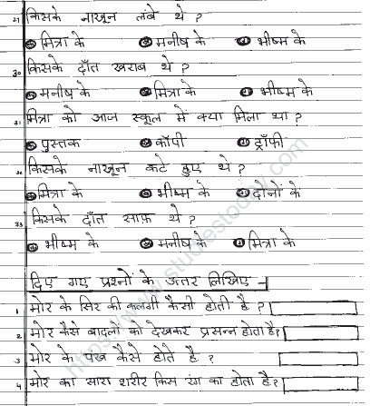 CBSE Class 2 Hindi Sample Paper Set O