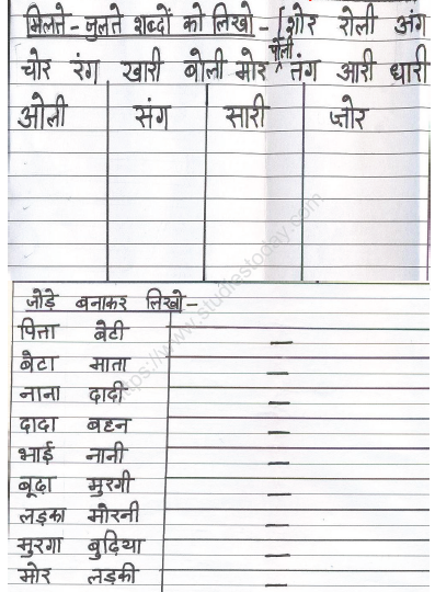 CBSE Class 2 Hindi Sample Paper Set T