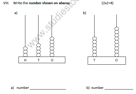 CBSE Class 2 Maths Sample Paper Set A