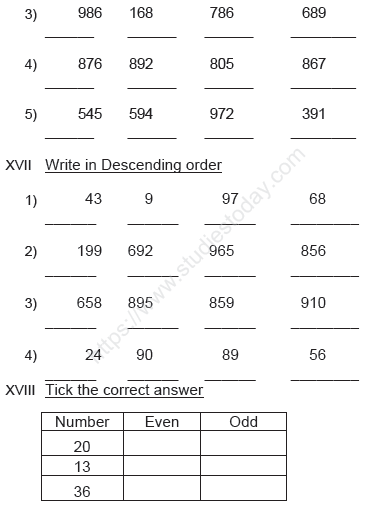 CBSE Class 2 Maths Sample Paper Set J