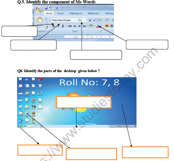 CBSE Class 3 Computers Sample Paper Set F