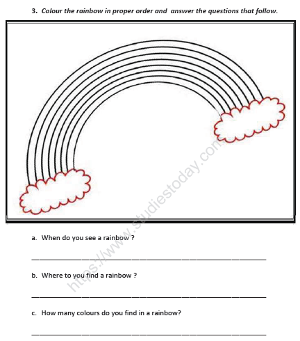 CBSE Class 3 EVS Sample Paper Set G