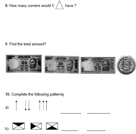 CBSE Class 3 Mathematics Sample Paper Set N