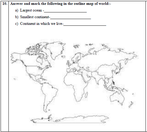 CBSE Class 3 Social Science Sample Paper Set C