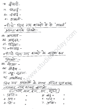 CBSE Class 4 Hindi Sample Paper Set Q