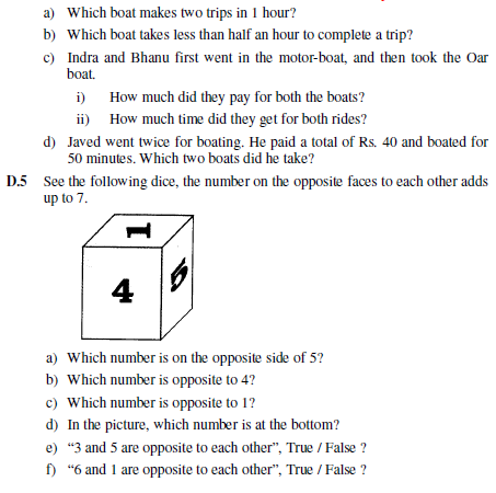 CBSE Class 4 Mathematics Sample Paper Set M