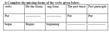 CBSE Class 4 English Sample Paper Set K