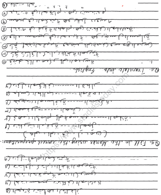 CBSE Class 6 Arabic Sample Paper Set A