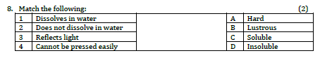 CBSE Class 6 Science Sample Paper Set A