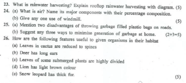 CBSE Class 6 Science Sample Paper Set J