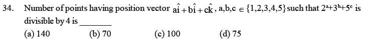 JEE Mathematics Permutation and Combination MCQs Set B-5