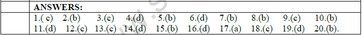 JEE Mathematics Trigonometric functions MCQs Set D-Ans