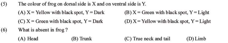 NEET Biology Animal Morphology and Anatomy MCQs Set B-3